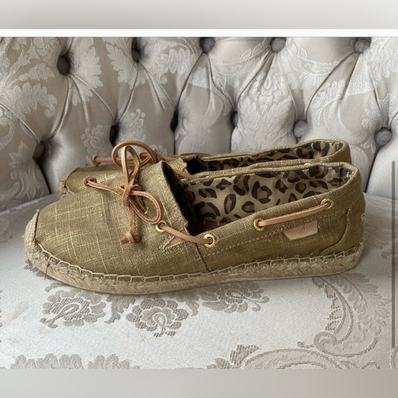 Sperry Top Sider Womens Katama Metallic
Linen Shoes-Sz7.5-EUC 🎁🎄😍 - Picture 10 of 11